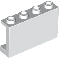 Lego panel, zeď 1x4x2, bílá (6079140)